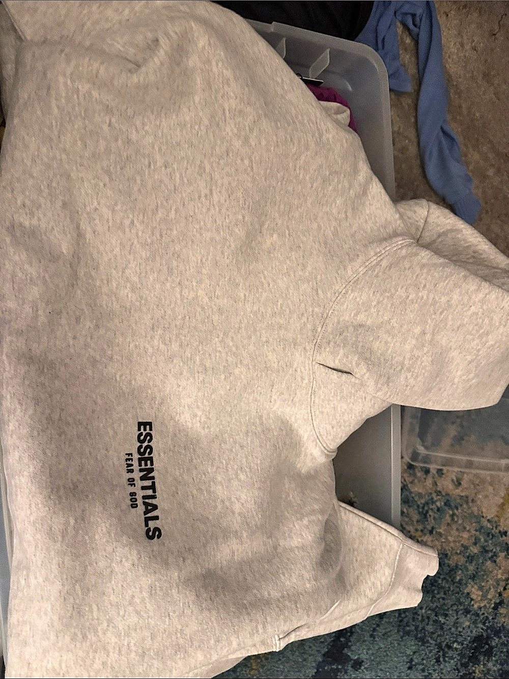 ESSENTIALS Gray Sweatshirt
